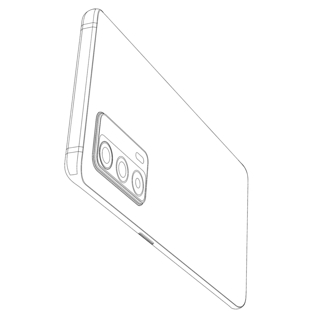 Realme under display selfie camera phone patent image-5