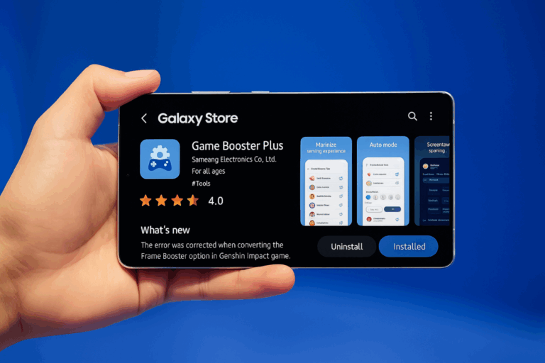 Game Booster Plus on Samsung