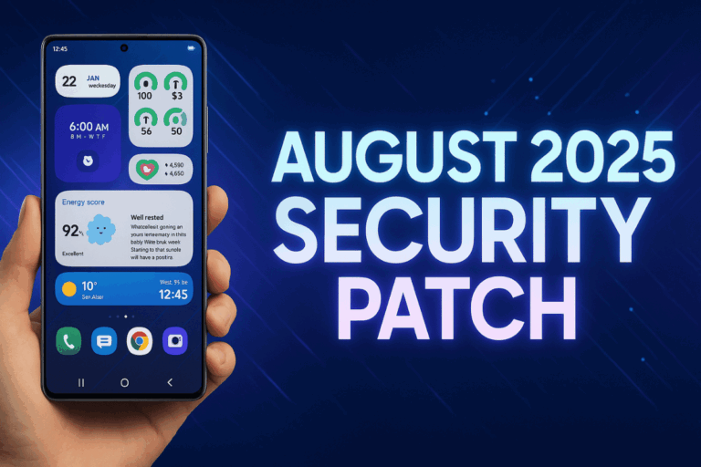 Samsung August 2025 security patch update