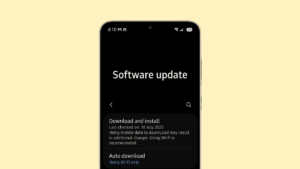 Samsung software update