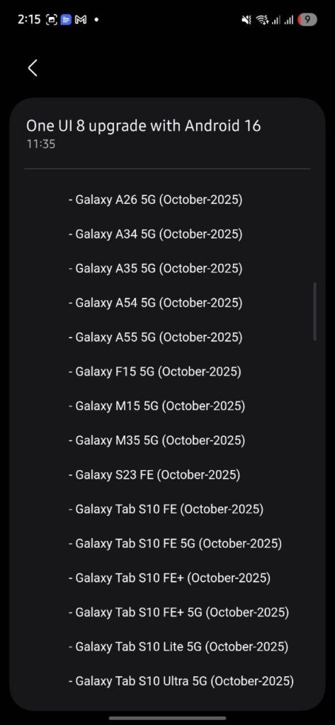 One UI 8 release timeline for India (image-2)
