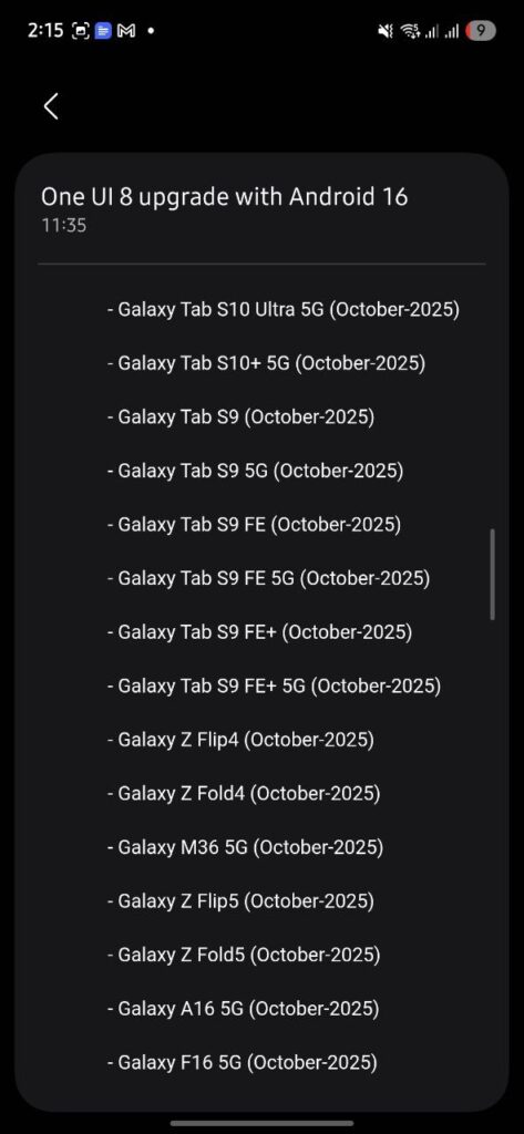 One UI 8 release timeline for India (image-3)