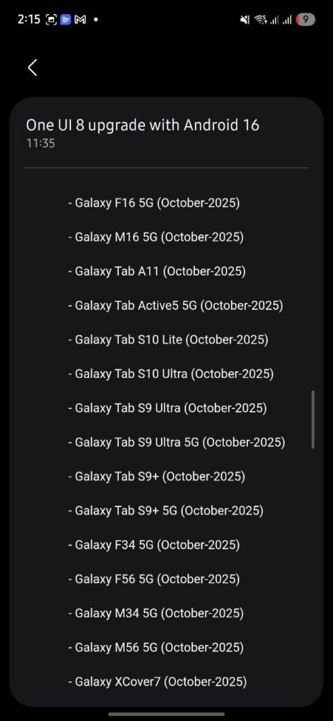 One UI 8 release timeline for India (image-4)