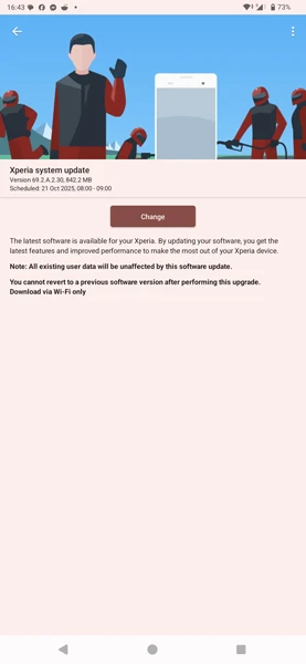 Sony Xperia 1 VI Android 16 update