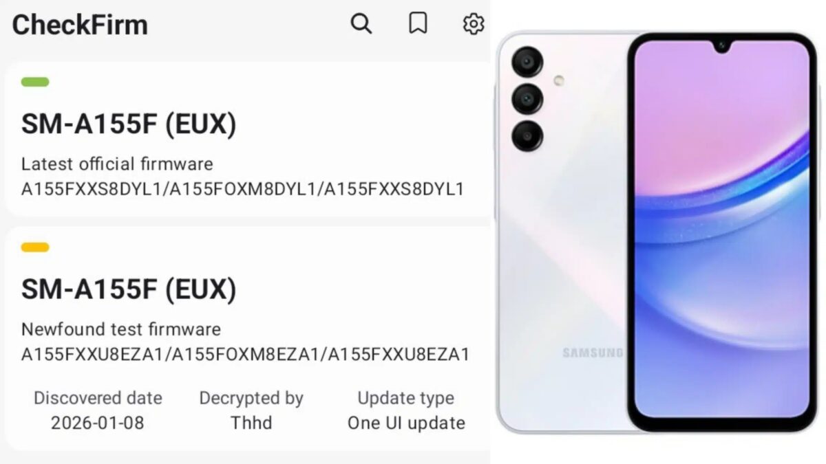 Galaxy A15 4G One UI 8.5 testing