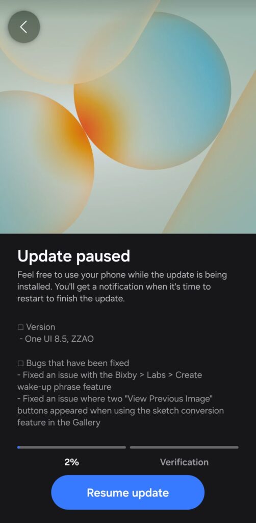 Galaxy S25 One UI 8.5 beta 6