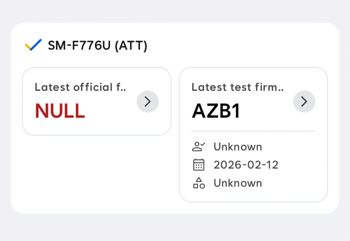 Galaxy Z Flip 8 One UI 9 test build