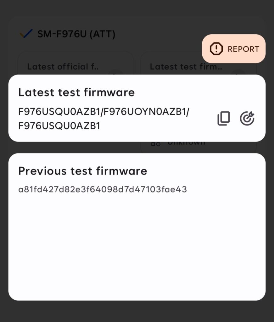 Galaxy Z Fold 8 One UI 9 test build