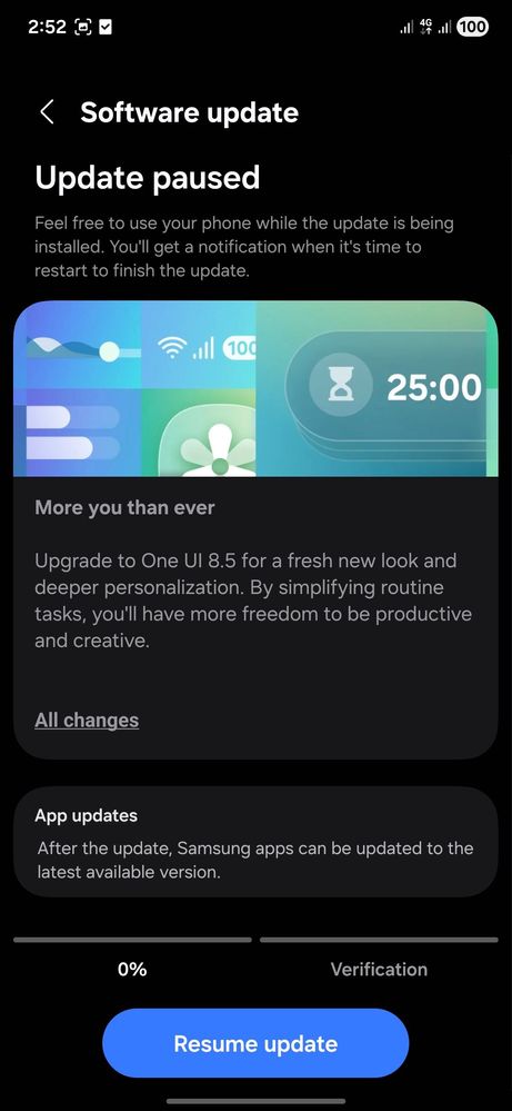 Galaxy M56 One UI 8.5 update